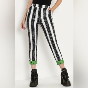 Blackmilk NWT | Ghost with the most cuffed pants  🕷️🖤💚 Beetlejuice